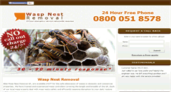 Desktop Screenshot of 247waspnestremoval.co.uk